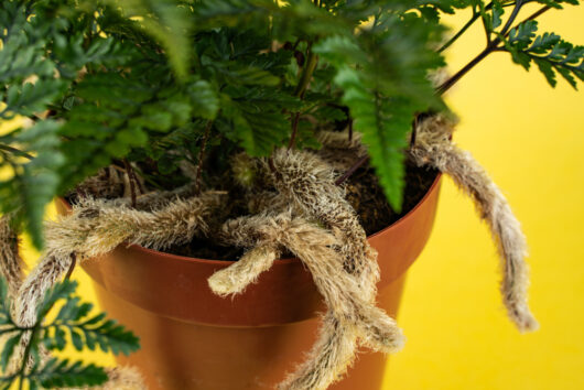 White Rabbit Foot or Hare's foot fern Davallia