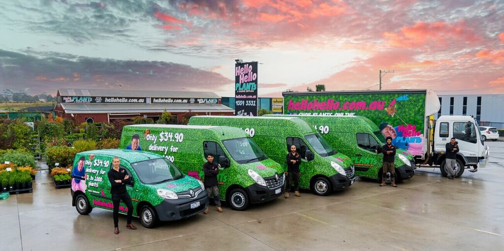 Hello hello Plants Delivery fleet 2