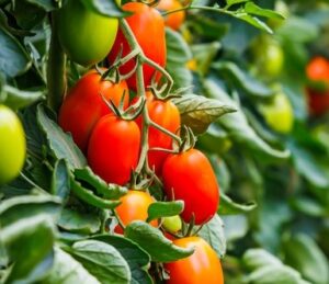 Tomato Principe Borghese Solanum lycopersicum red tomato fruits edible plant climbing