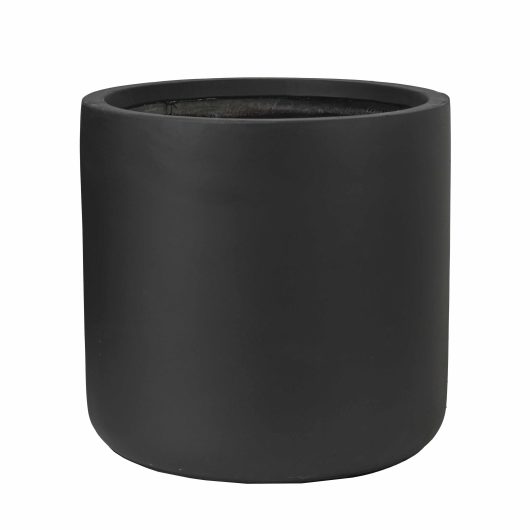 GardenLite Cylinder Black singular plant for for features