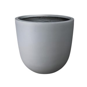 GardenLite Egg Planter Black Grey Cement Plant pot for feature plants