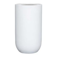 GardenLite Tall U Pot White decorative feature pot for plants