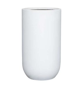 GardenLite Tall U Pot White decorative feature pot for plants