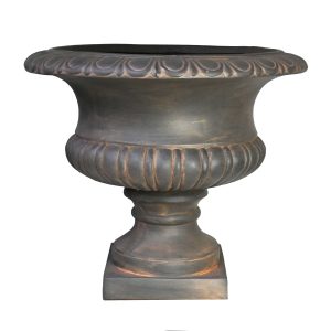 GardenLite Wide Urn IronOre decorative feature pot for plants