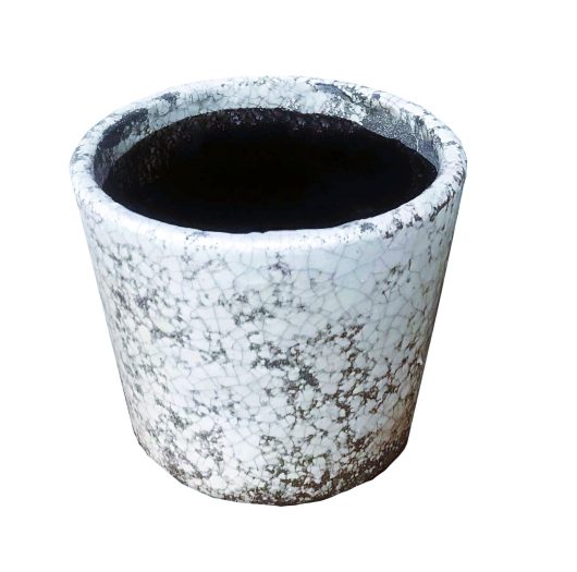 tang antique cover pot small rustic blue