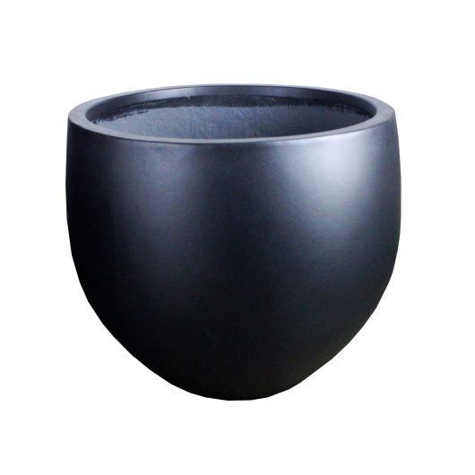 UrbanStyle Olive Pot Matt Black Single plant pot