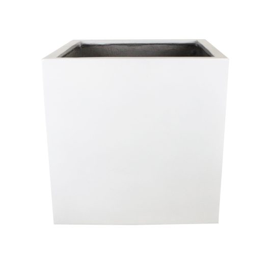 UrbanStyle Square Gloss White Pot decorative for feature plants