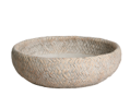 dart weave bowl coconut style light brown musky tan for decorative feature plants