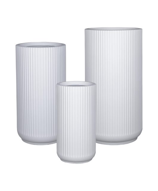 GardenLite Corrugated U Pot Set of 3 feature pots for plants