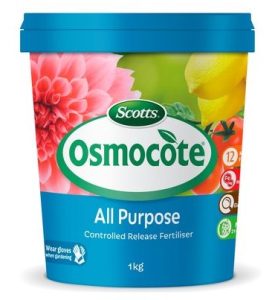 A bucket of osmocote all purpose.