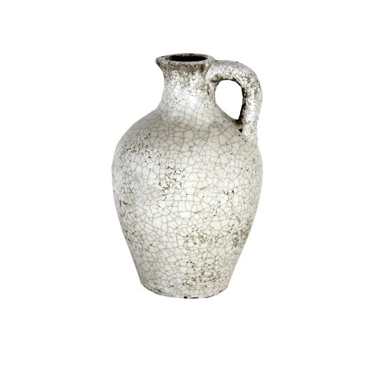tang jug rustic white creamy coloured plant pot mojay pots decorative feature