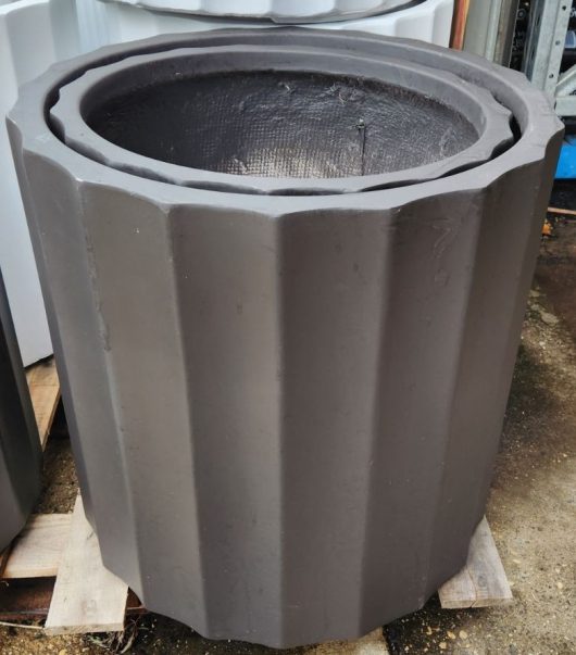 GardenLite Grecian Cylinder Black L 55x55cm