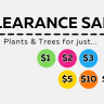 Clearance sale of Plants & Trees for just $ 20.