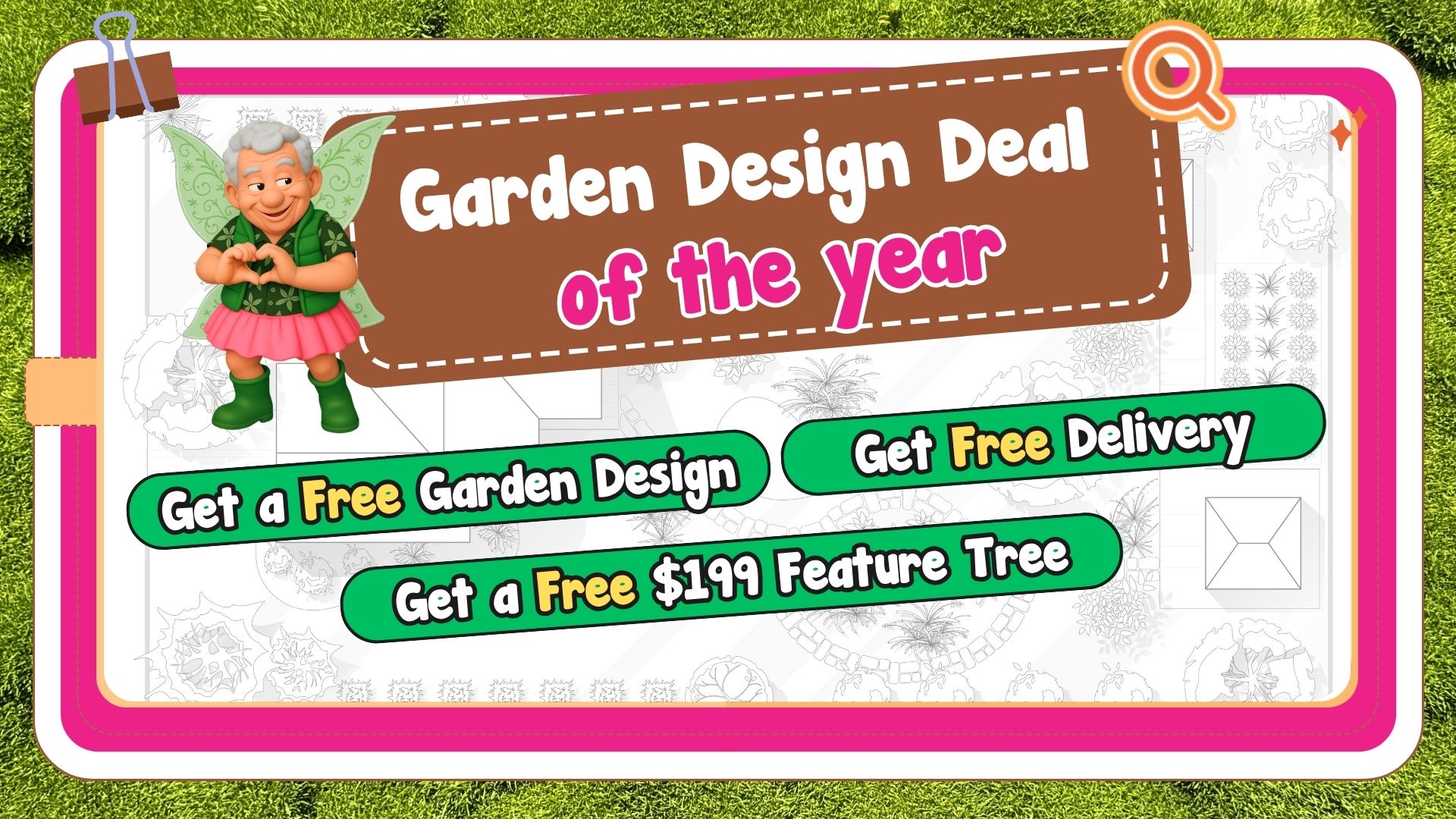 Winter Garden Design Deal of the Year!!!