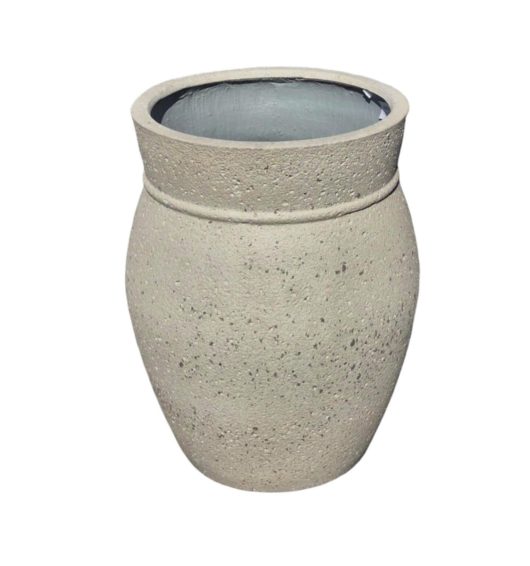 UrbanStyle Leros Urn White Wash 39x47cm