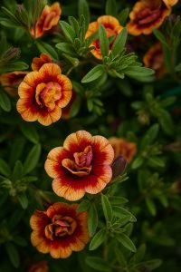 Calibrachoa 'Double Orangetastic' 10" (Hanging Basket)